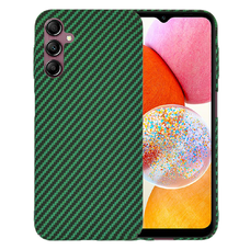  Techsuit - Karbonit Szálhéj - Samsung Galaxy A14 4G / A14 5G - Zöld tok
