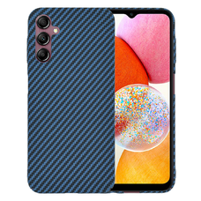  Techsuit - Karbonit Szálhéj - Samsung Galaxy A14 4G / A14 5G - Ciánkék tok