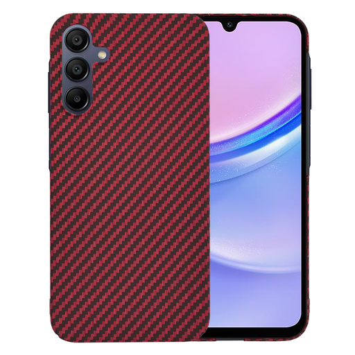 Techsuit - Carbonite FiberShell - Samsung Galaxy A15 4G / A15 5G - Piros tok Techsuit - Carbonite FiberShell - Samsung Galaxy A15 4G / A15 5G - Piros tok