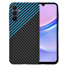  Techsuit - Karbonit Szálhéj - Samsung Galaxy A15 4G / A15 5G - Kék Pulzus tok