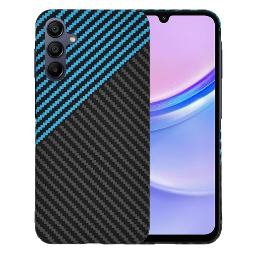 Techsuit - Karbonit Szálhéj - Samsung Galaxy A15 4G / A15 5G - Kék Pulzus tok Techsuit - Karbonit Szálhéj - Samsung Galaxy A15 4G / A15 5G - Kék Pulzus tok