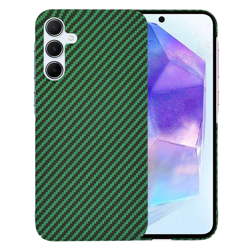 Techsuit - Carbonite FiberShell - Samsung Galaxy A55 5G - Zöld tok Techsuit - Carbonite FiberShell - Samsung Galaxy A55 5G - Zöld tok