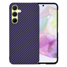  Techsuit - Carbonite FiberShell - Samsung Galaxy A35 5G - Lila tok