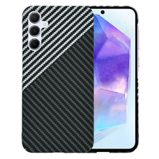  Techsuit - Carbonite FiberShell - Samsung Galaxy A55 5G - Lopakodó Szürke tok