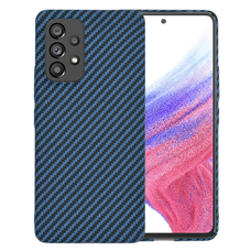  Techsuit - Karbonit Szálhéj - Samsung Galaxy A53 5G - Cián tok