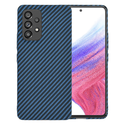 Techsuit - Karbonit Szálhéj - Samsung Galaxy A53 5G - Cián tok Techsuit - Karbonit Szálhéj - Samsung Galaxy A53 5G - Cián tok