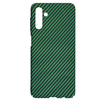  Techsuit - Karbonit Szénhéj - Samsung Galaxy A13 5G / A04s - Zöld tok - 2. kép
