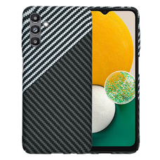  Techsuit - Carbonit Szálas Héj - Samsung Galaxy A13 5G / A04s - Lopakodó Szürke tok