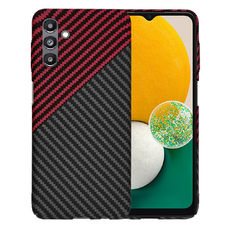  Techsuit - Carbonite FiberShell - Samsung Galaxy A13 5G / A04s - Piros Vortex tok