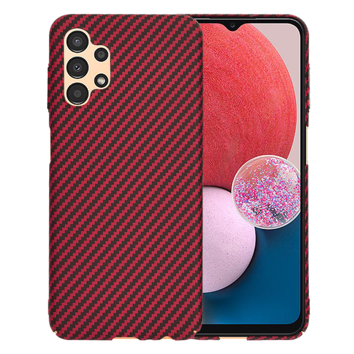Techsuit - Karbonit Szálas Héj - Samsung Galaxy A13 4G - Piros tok Techsuit - Karbonit Szálas Héj - Samsung Galaxy A13 4G - Piros tok