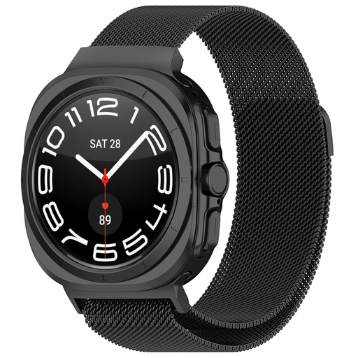  Techsuit - Óraszíj (W009) - Samsung Galaxy Watch Ultra 47mm - Fekete