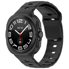  Techsuit - Óraszíj (W055) - Samsung Galaxy Watch Ultra 47 mm - Fekete
