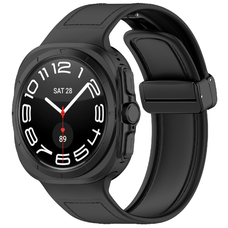  Techsuit - Óraszíj (W056) - Samsung Galaxy Watch Ultra 47mm - Fekete