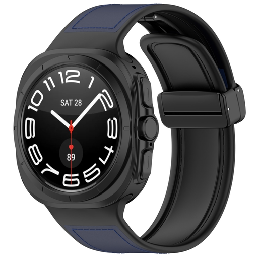  Techsuit - Óraszíj (W056) - Samsung Galaxy Watch Ultra 47mm - Sötétkék