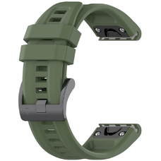  Techsuit - Gyorscsatlakozós óraszíj 20mm (W060) - Instinct 2S/2S Solar/Approach S70 42mm/fenix 7S Pro Sapphire Solar - Sötétzöld