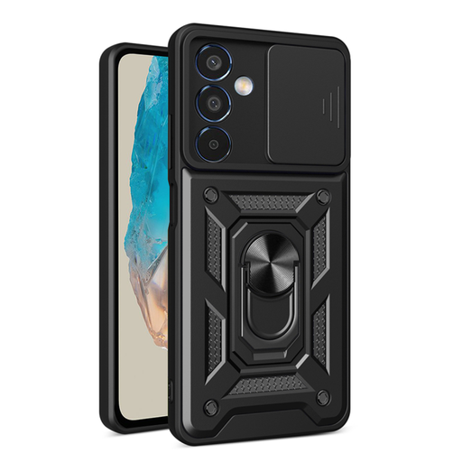 Techsuit - CamShield Sorozat - Samsung Galaxy M35 - Fekete tok Techsuit - CamShield Sorozat - Samsung Galaxy M35 - Fekete tok