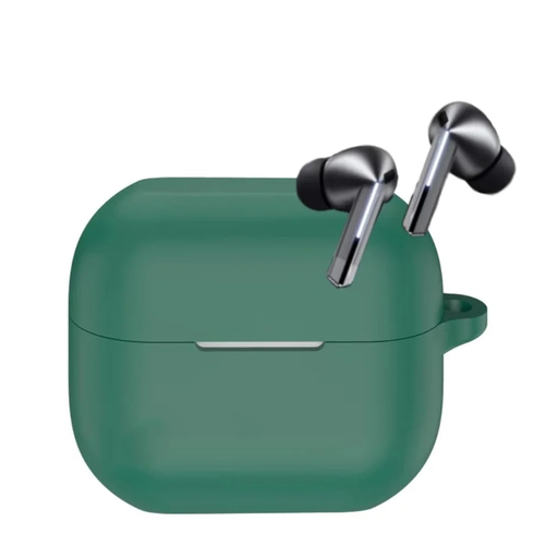 Techsuit - Szilikon tok - Samsung Galaxy Buds 3 / 3 Pro-hoz, sima ultravékony anyag - Zöld Techsuit - Szilikon tok - Samsung Galaxy Buds 3 / 3 Pro-hoz, sima ultravékony anyag - Zöld