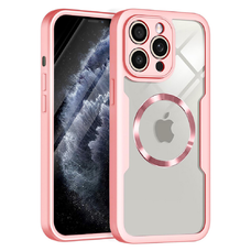  Techsuit - ColorVerse 360 MagSafe Sorozat + Képernyővédő - iPhone 11 Pro - Rózsaszín tok