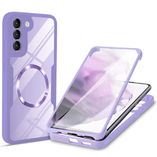  Techsuit - ColorVerse 360 MagSafe Sorozat + Képernyővédő - Samsung Galaxy S23 - Lila tok