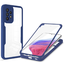  Techsuit - ColorVerse 360 sorozat + képernyővédő - Samsung Galaxy A53 5G - Kék tok