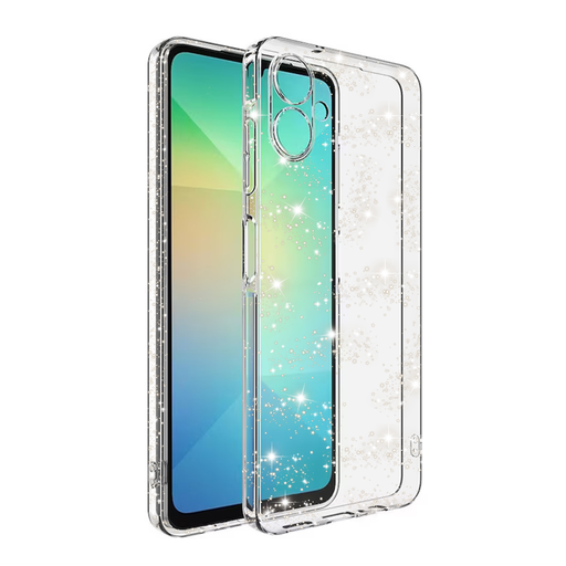  Techsuit - SparkleSkin Sorozat - Samsung Galaxy A06 - Átlátszó tok