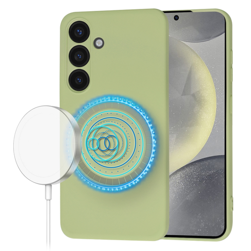 Techsuit - SoftFlex MagSafe - Samsung Galaxy S24 - Matcha tok Techsuit - SoftFlex MagSafe - Samsung Galaxy S24 - Matcha tok