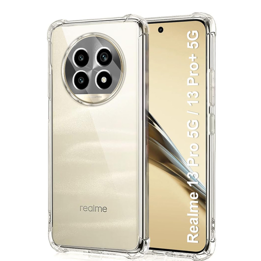 Techsuit - Ütésálló Átlátszó Szilikon - Realme 13 Pro / 13 Pro+ - Átlátszó tok Techsuit - Ütésálló Átlátszó Szilikon - Realme 13 Pro / 13 Pro+ - Átlátszó tok