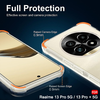  Techsuit - Ütésálló Átlátszó Szilikon - Realme 13 Pro / 13 Pro+ - Átlátszó tok - 4. kép