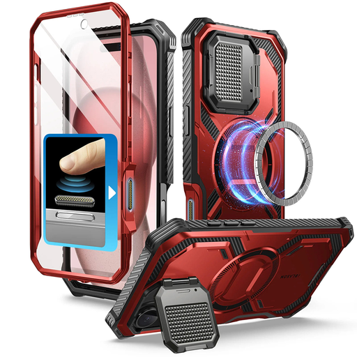 I-Blason - Armorbox - iPhone 16 - Vörös tok I-Blason - Armorbox - iPhone 16 - Vörös tok