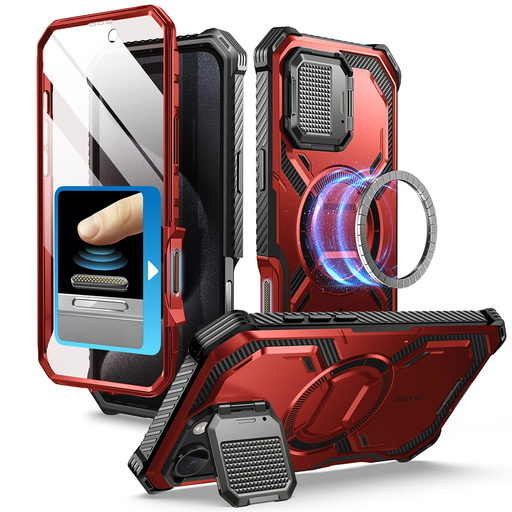 I-Blason - Armorbox - iPhone 16 Pro - Vöröses tok I-Blason - Armorbox - iPhone 16 Pro - Vöröses tok