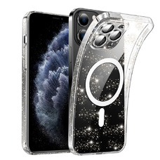  Techsuit - SparkleSkin MagSafe Sorozat - iPhone 11 Pro Max - Átlátszó tok