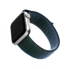  Rögzített - Nejlon szíj 35 mm - Apple Watch 1/2/3/4/5/6/7/8/9/10/SE/SE 2/Ultra/Ultra 2 (42/44/45/46/49 mm) - Sötétkék