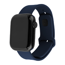  Szilikon sport szíj készlet 35 mm - Apple Watch 1/2/3/4/5/6/7/8/9/10/SE/SE 2/Ultra/Ultra 2 (42/44/45/46/49 mm) - Kék