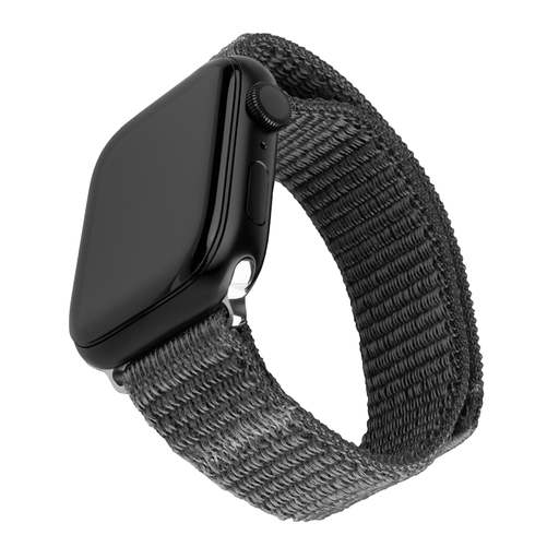  Rögzített - Nejlon Sportos Szíj 35mm - Apple Watch 1/2/3/4/5/6/7/8/9/10/SE/SE 2/Ultra/Ultra 2 (42/44/45/46/49mm) - Sötétszürke