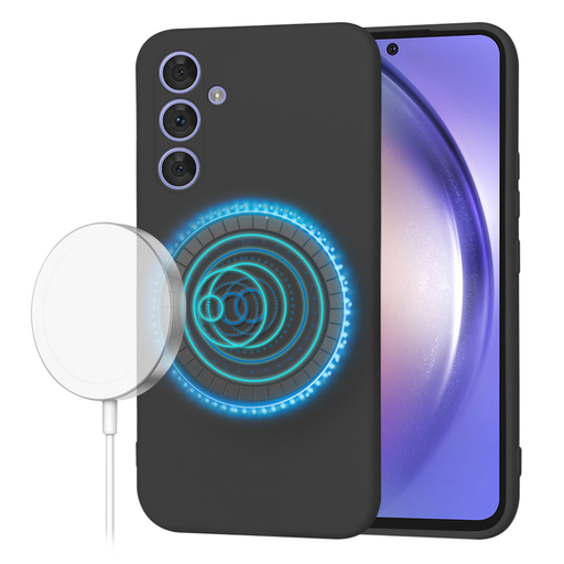Techsuit - SoftFlex MagSafe - Samsung Galaxy A54 - Čierne puzdro