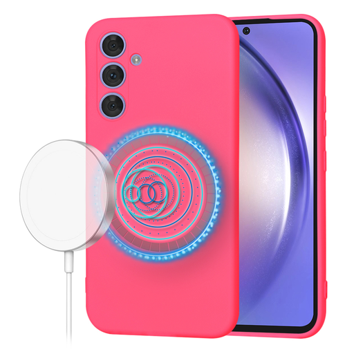 Techsuit - SoftFlex MagSafe - Samsung Galaxy A54 - Élénk rózsaszín tok Techsuit - SoftFlex MagSafe - Samsung Galaxy A54 - Élénk rózsaszín tok