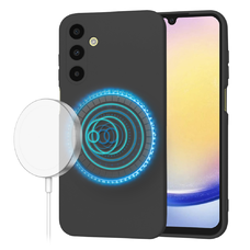  Techsuit - SoftFlex MagSafe - Samsung Galaxy A25 5G - Fekete tok
