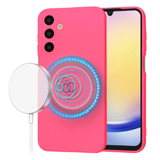  Techsuit - SoftFlex MagSafe - Samsung Galaxy A25 5G - Rózsaszín tok