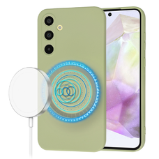  Techsuit - SoftFlex MagSafe - Samsung Galaxy A35 5G - Matcha tok