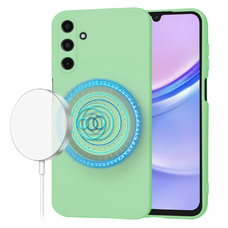  Techsuit - SoftFlex MagSafe - Samsung Galaxy A15 4G / A15 5G - Mentazöld tok