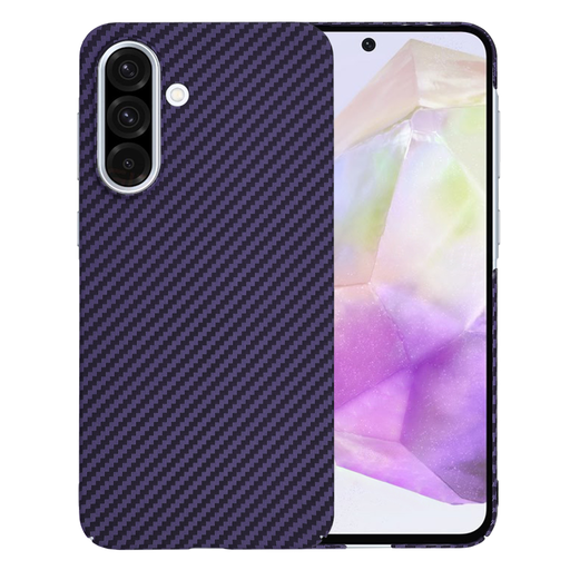 Techsuit - Carbonite FiberShell - Samsung Galaxy A36 5G - Lila tok Techsuit - Carbonite FiberShell - Samsung Galaxy A36 5G - Lila tok