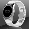  Techsuit - Óraszíj (W012) - Apple Watch 1/2/3/4/5/6/7/8/9/10/SE/SE 2 (38/40/41/42mm) - Ezüst - 2. kép