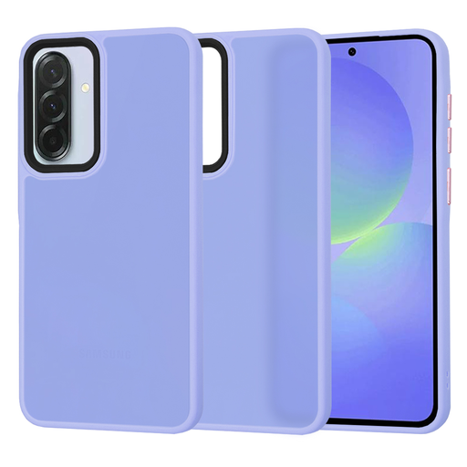 Techsuit - HaloFrost Sorozat - Samsung Galaxy A36 5G - Világoslila tok Techsuit - HaloFrost Sorozat - Samsung Galaxy A36 5G - Világoslila tok