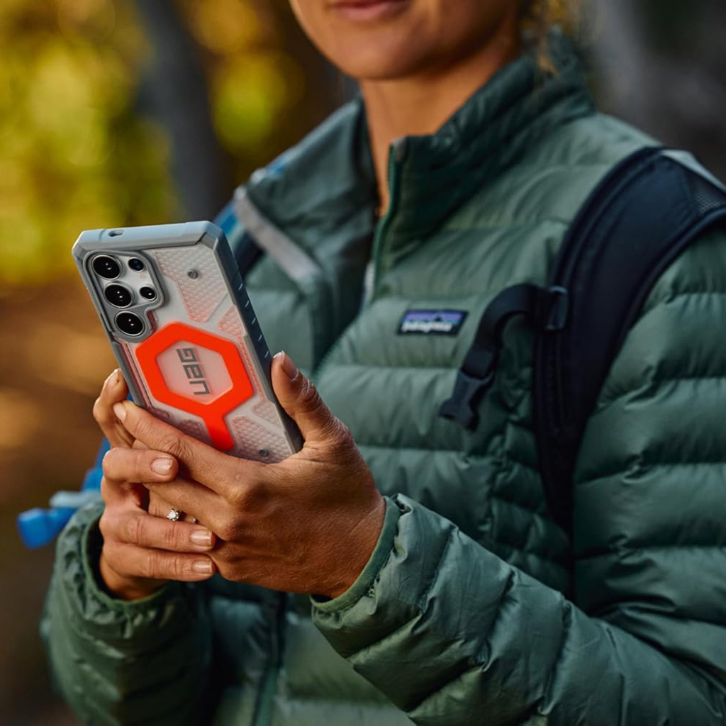  UAG - Pathfinder Clear MagSafe - Samsung Galaxy S25 Ultra - Aktív Láva Pánt tok - 11