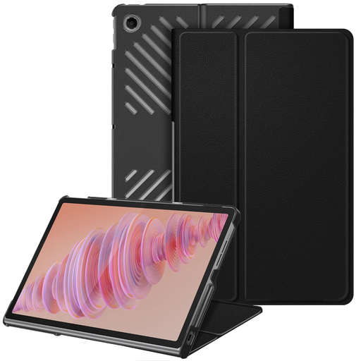  Techsuit - FoldPro - Lenovo Tab Plus - Fekete tok