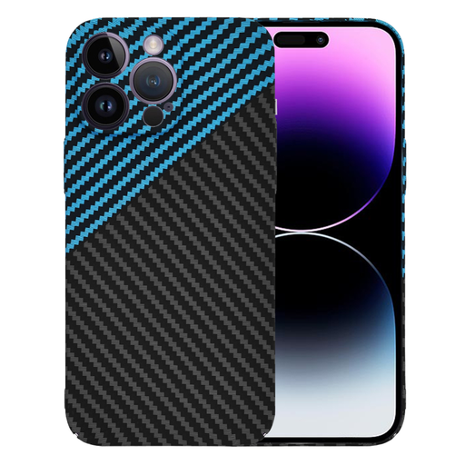 Techsuit - Carbonite FiberShell - iPhone 14 Pro Max - Kék Pulzus tok Techsuit - Carbonite FiberShell - iPhone 14 Pro Max - Kék Pulzus tok