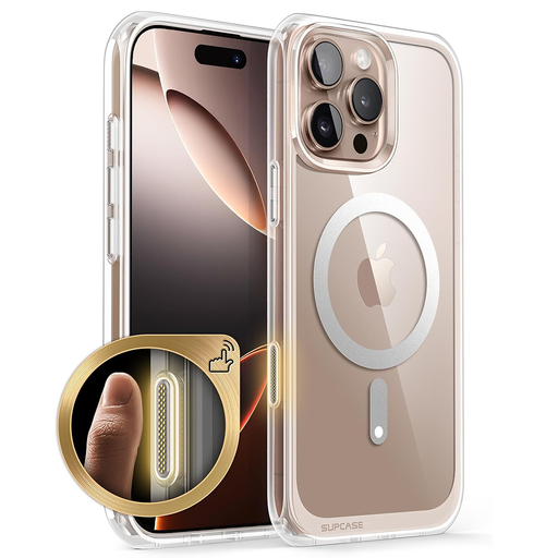 Supcase - Unicorn Beetle Slim Clear MagSafe - iPhone 16 Pro Max - Átlátszó tok Supcase - Unicorn Beetle Slim Clear MagSafe - iPhone 16 Pro Max - Átlátszó tok