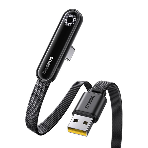 Baseus MVP 3 Gyorstöltő Kábel USB-A-ról USB-C-re 100W 1m Kozmikus Fekete