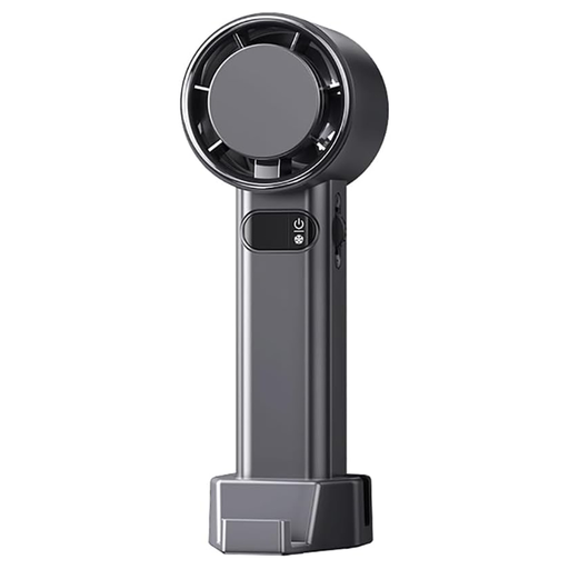  Techsuit - Prémium Kézi Ventilátor (F83) - Hordozható, Állítható, Újratölthető, 4800mAh - Szürke