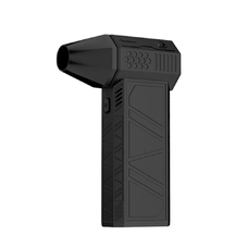  Techsuit - Mini Szuper Jet Ventilátor (X3) - Vezeték nélküli, tisztításhoz, 3000mAh, 130000RPM - Fekete